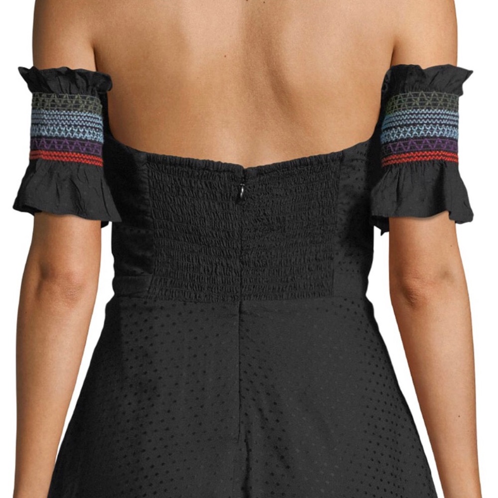 Red Carter Off the Shoulder Dress - Picture 4 of 8